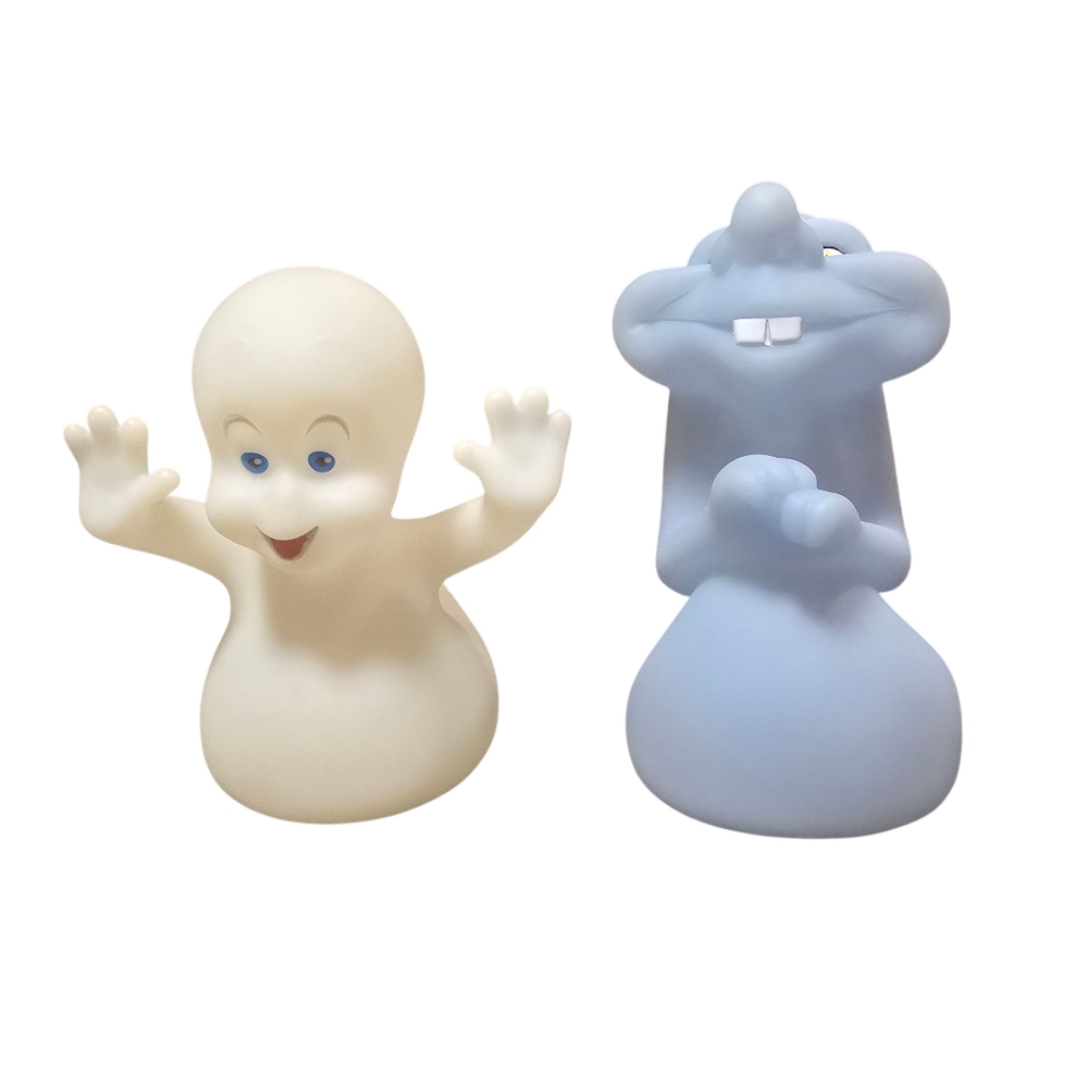 Vintage 1995 Pizza Hut Casper Glow In The Dark Puppets Lot Of 2